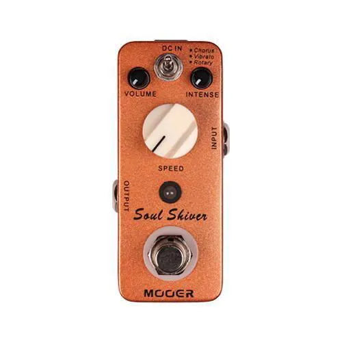 Mooer Soul Shiver-Chorus/Vibrato-Guitar - Effects Pedals-Mooer-Muso's Stuff