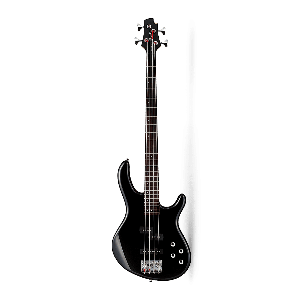Action Bass Plus Bk 4 Gloss Black Bass Guitar - Bass by Cort at Muso's Stuff