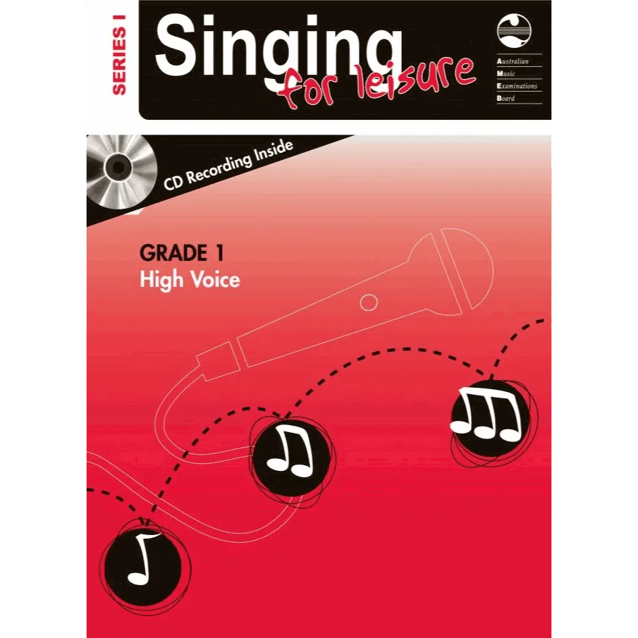 AMEB Singing for Leisure Grade 1 Series 1 High Voice Book & CD