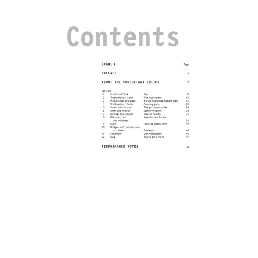 AMEB Singing for Leisure Grade 1 Series 1 High Voice Book & CD