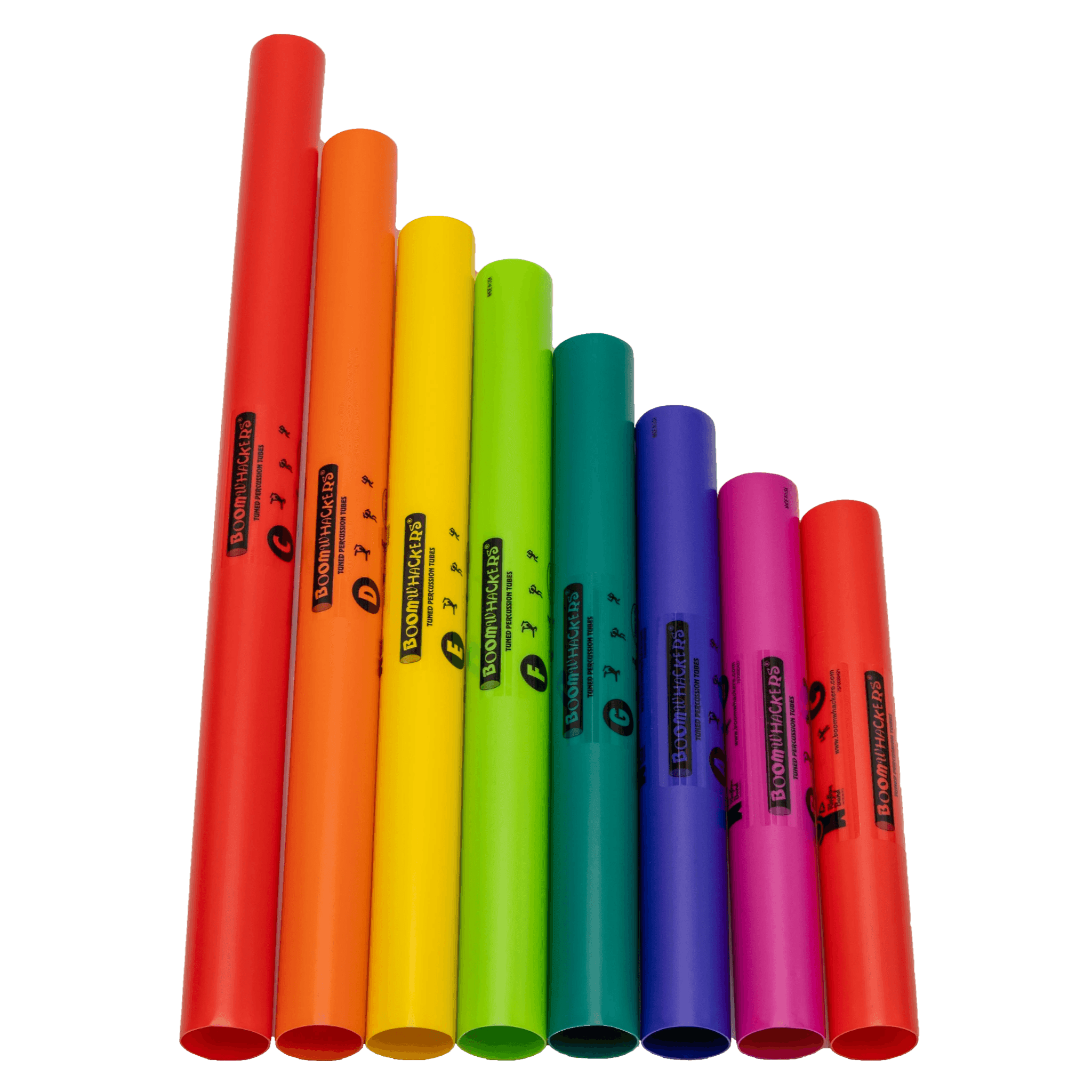 Boomwhackers 8-Note Diatonic C-Major Scale Set - Drums & Percussion - Percussion by Boomwhackers at Muso's Stuff