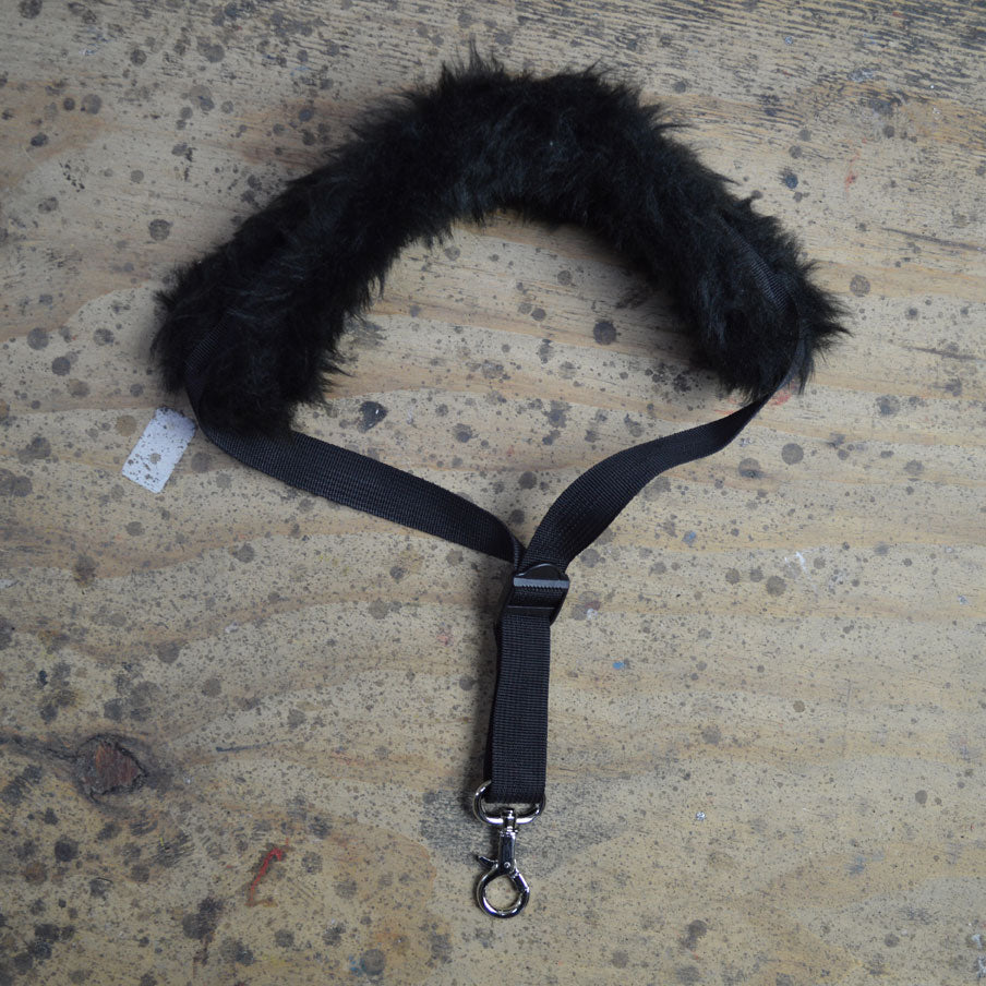 Colonial Leather Sax Strap Animal Fur Black Mottle - AFSAX7