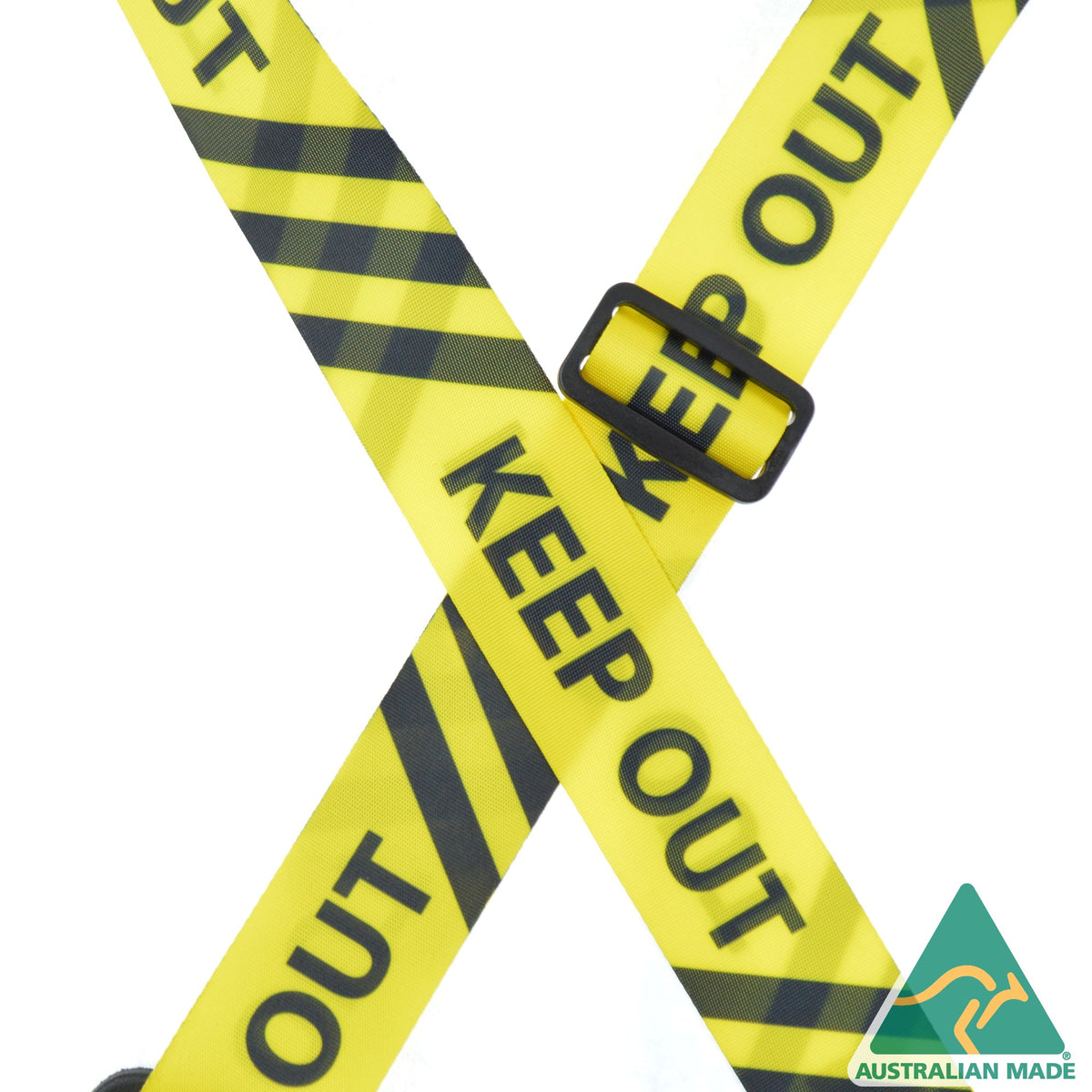 Colonial Leather Keep Out Direct Print Web Strap - KEEPOU
