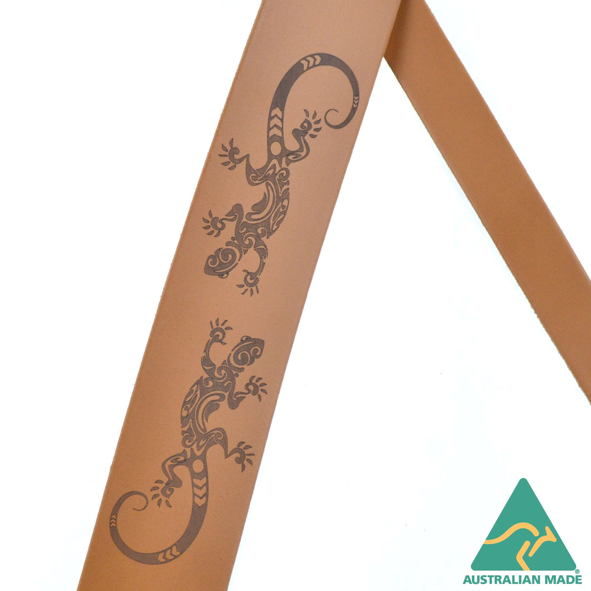 Colonial Leather Laser Etched Leather - Gecko - LEPS-GECKO