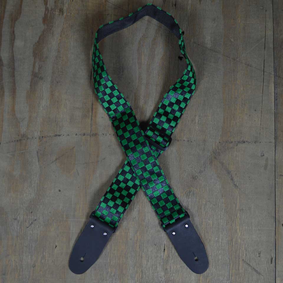 Colonial Leather Checker Ragstrap - RSC-GR