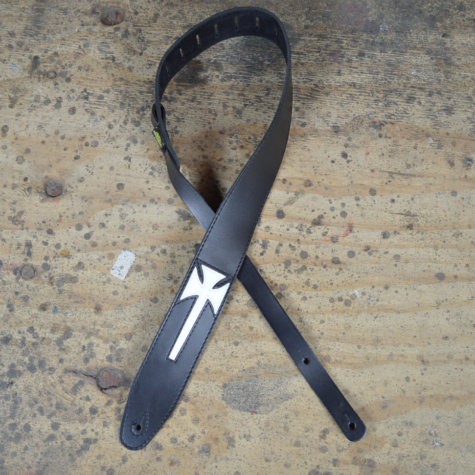 Colonial Leather Cross Leather Inlay Strap - SOSI-02