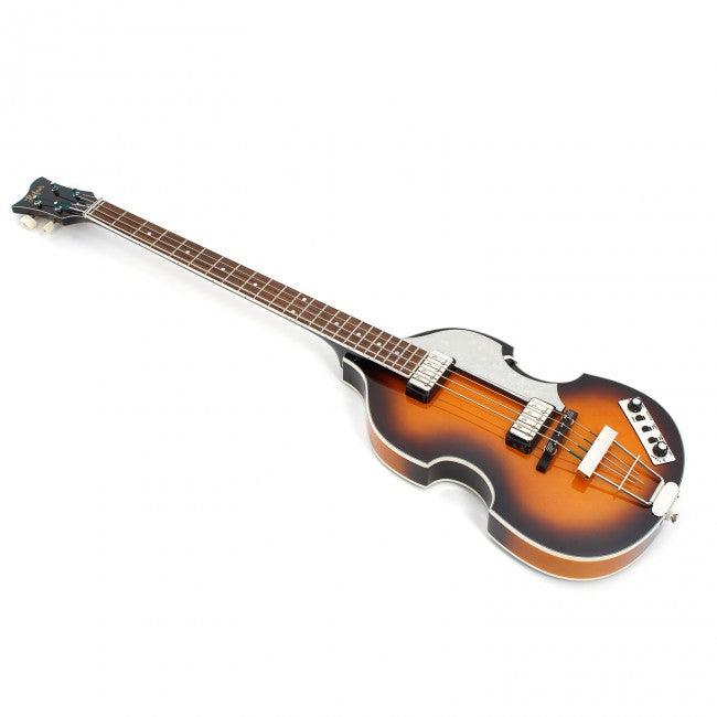 Contemporary Series Violin Bass, Antique Brown Sunburst, With Case - Bass by Hofner at Muso's Stuff