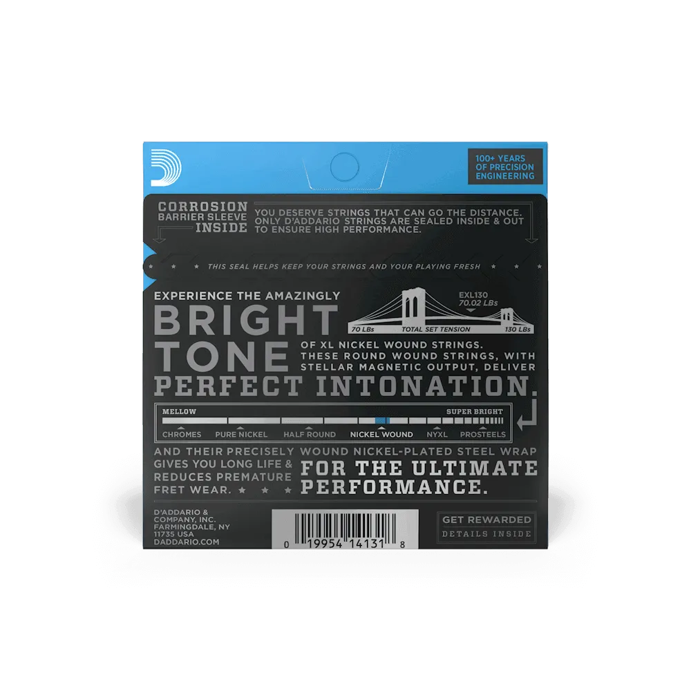 D'Addario EXL130 8–38 Electric Guitar Strings