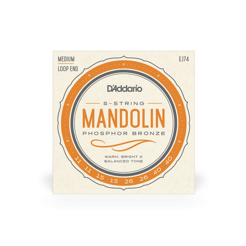 D'Addario Medium Phosphor Bronze Mandolin Strings