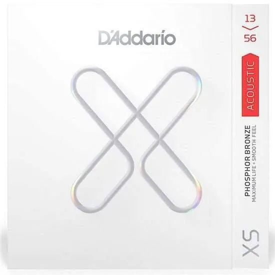 D'Addario XS 13β56 Phosphor Bronze Acoustic Guitar Strings