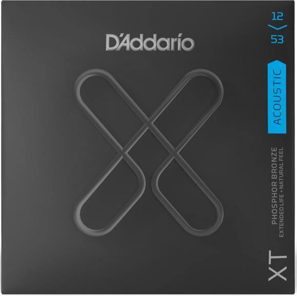 Daddario - XT Acoustic Guitar Strings Set 12-53 Phosphor Bronze Light XTAPB1253 - Strings - Acoustic Guitar by DAddario at Muso's Stuff