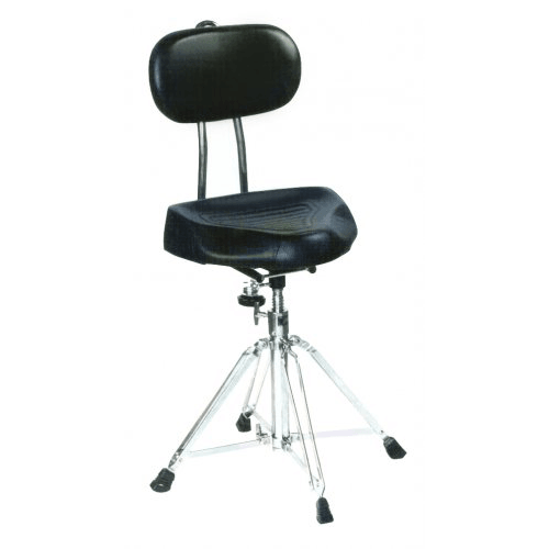 Drum Stool Saddle Seat W/Back Height Adj 51-63Cm - Drums & Percussion - Drum Hardware & Parts by DXP at Muso's Stuff