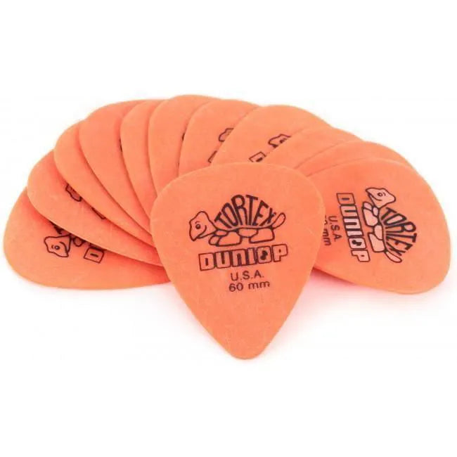 Dunlop Tortex Standard 0.60mm Guitar Picks – 12-Pack