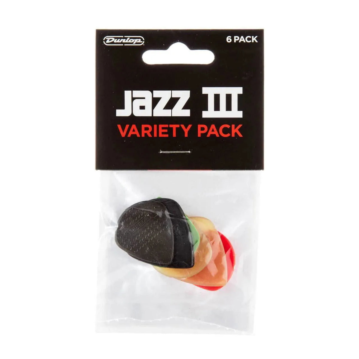 Dunlop Jazz III Variety Guitar Pick Pack