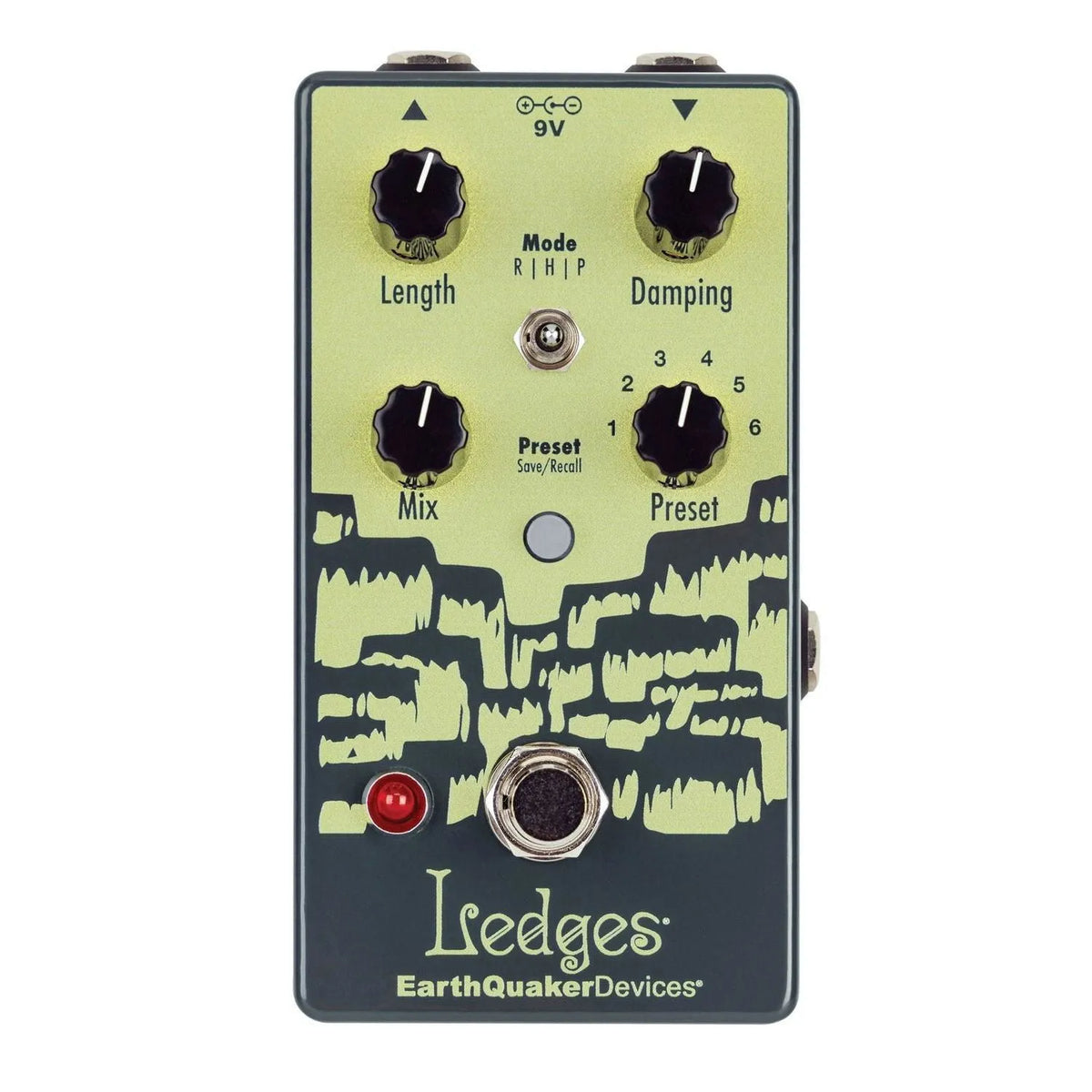 EarthQuaker Devices Ledges Tri-Dimensional reverb guitar pedal