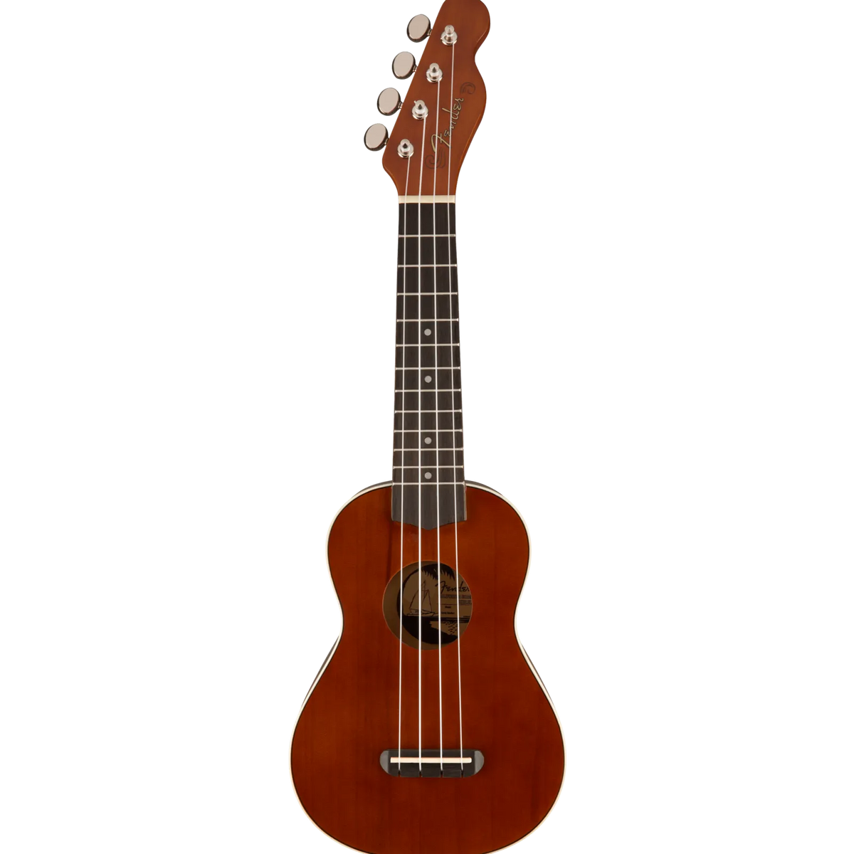 Fender Venice Soprano Ukulele Walnut Fingerboard Natural