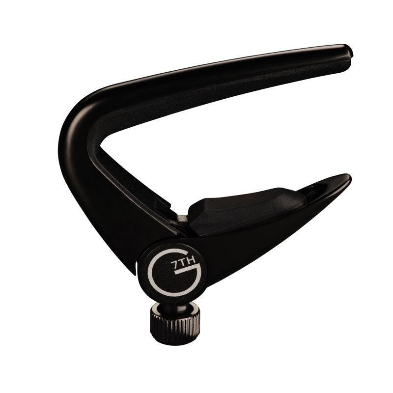 G7Th Newport 6 String Capo Black - Capos by G7th at Muso's Stuff