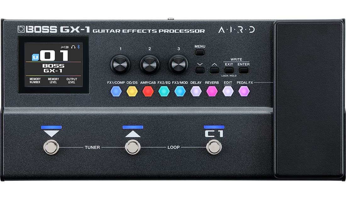 BOSS GX-1 Guitar Effects Processor – Multi-Effects and Amp Modeller