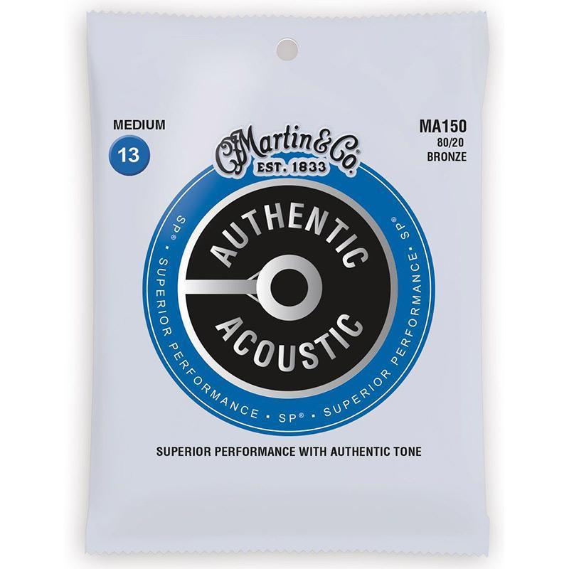 Martin Authentic Medium 13-56 80/20 - Strings - Acoustic Guitar by Martin at Muso's Stuff