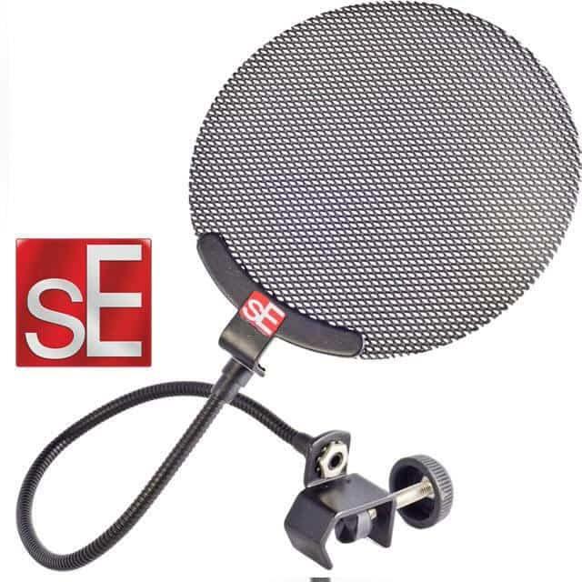 Metal Pop Shield - Live & Recording - Microphones - Accessories by sE Electronics at Muso's Stuff