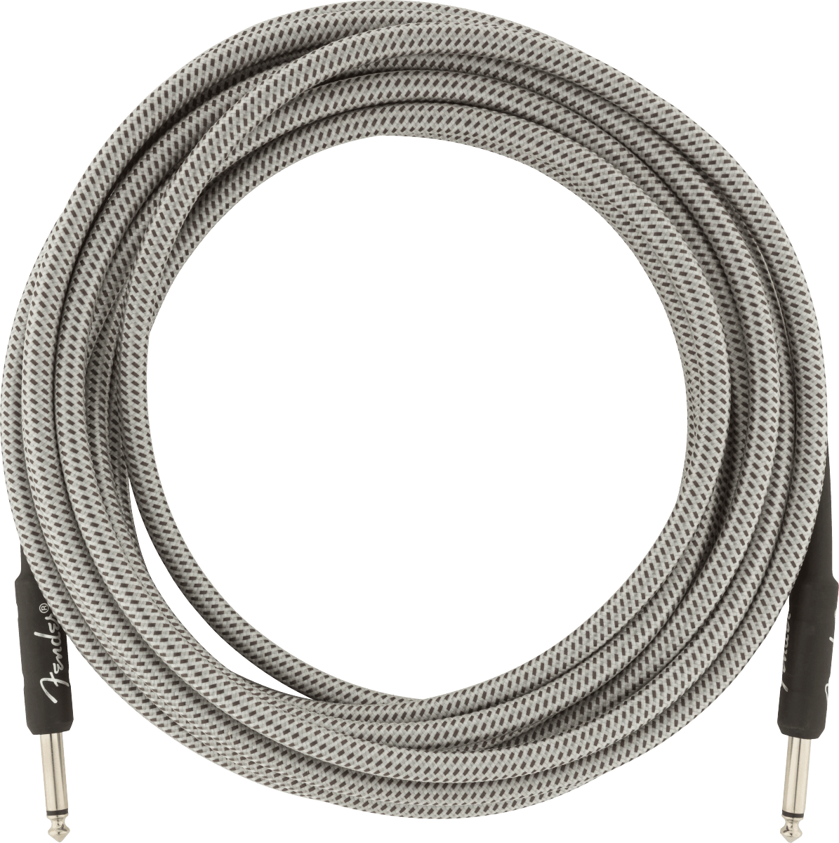 Professional Series Instrument Cable 18.6 White Tweed - Muso's Stuff
