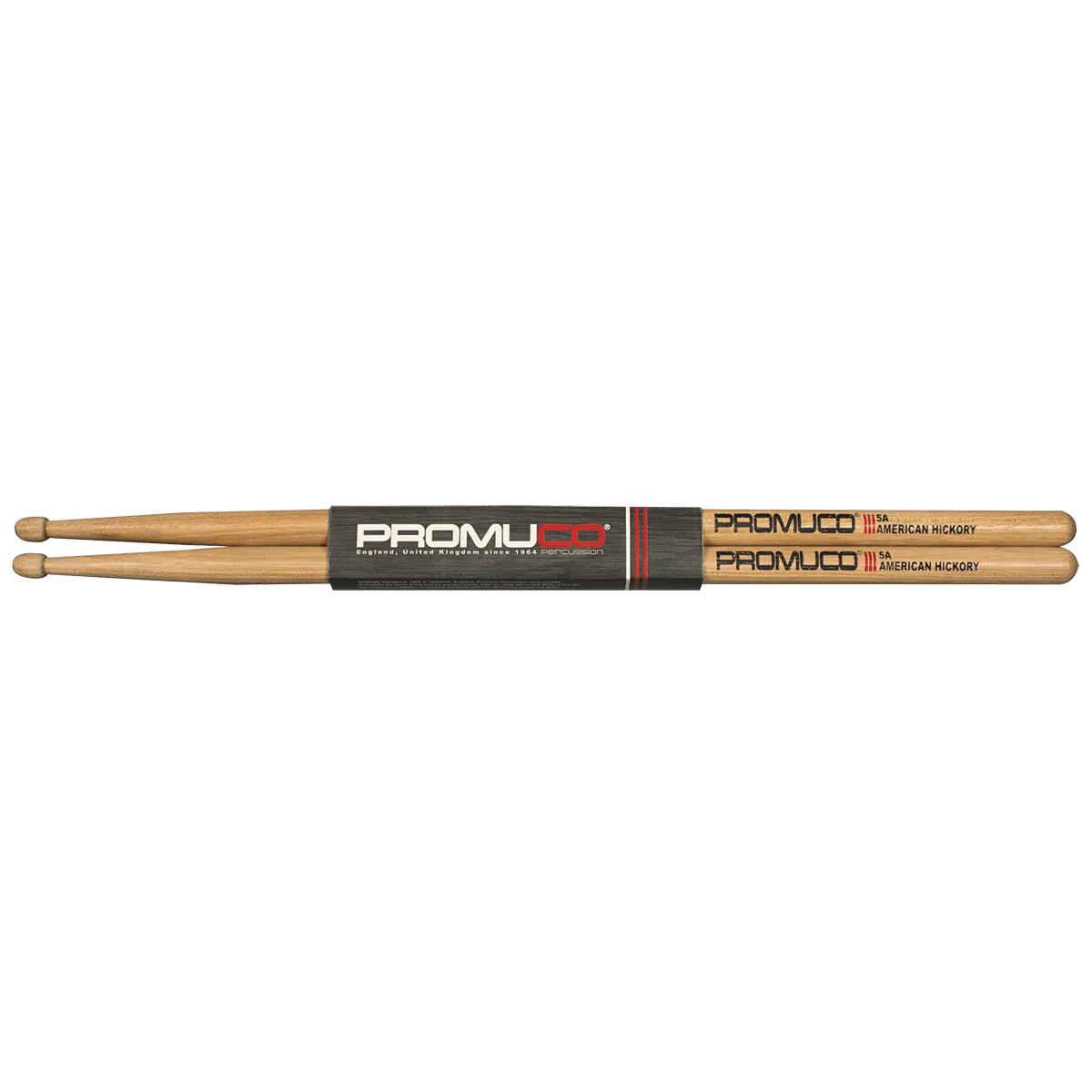 Promuco 5A American Hickory Woodtip Drumsticks
