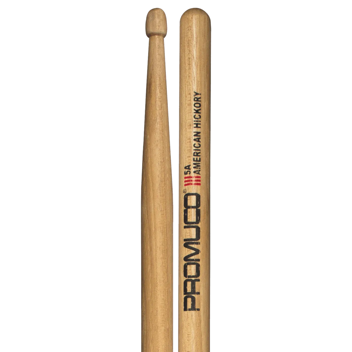 Promuco 5A American Hickory Woodtip Drumsticks