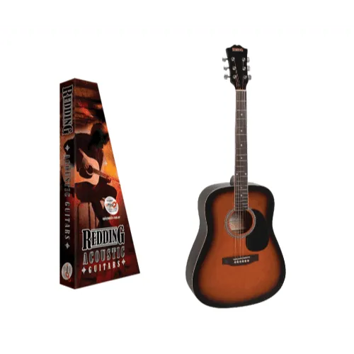 Redding RED50VS Vintage Sunburst Dreadnought Acoustic Guitar