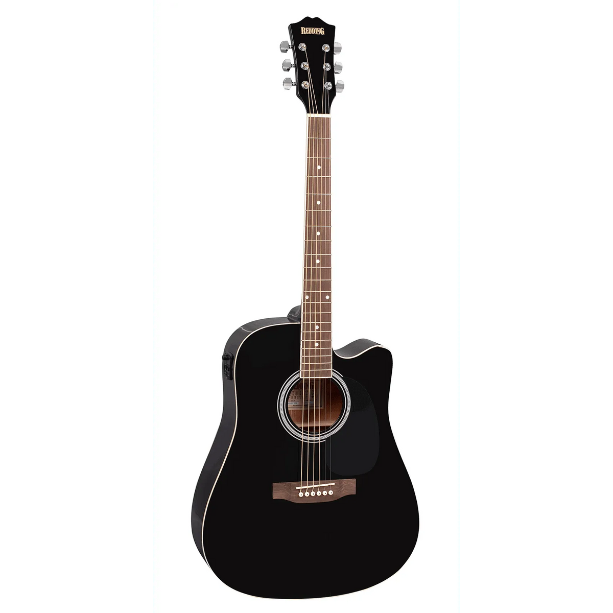Redding RED50CEBK Electro-Acoustic Guitar – Black