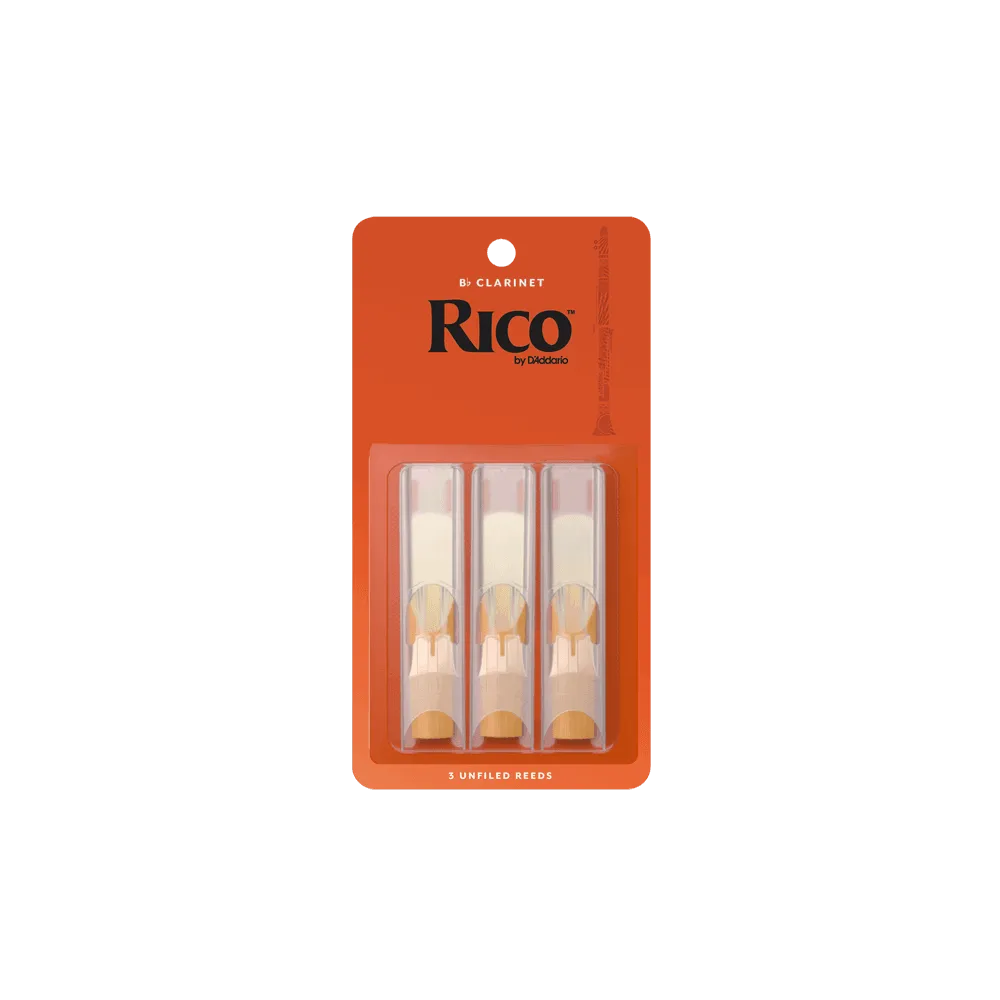 Rico 3-Pack Bb Clarinet 1.5 Reeds
