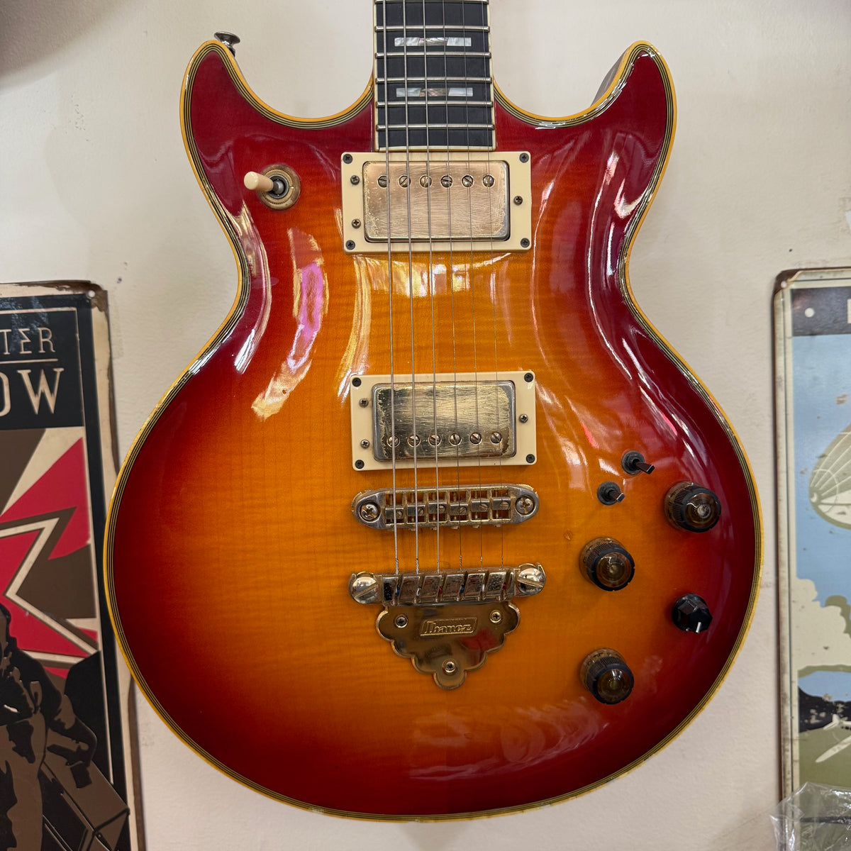 Secondhand 1983 Ibanez Artist AR300 Cherry Sunburst
