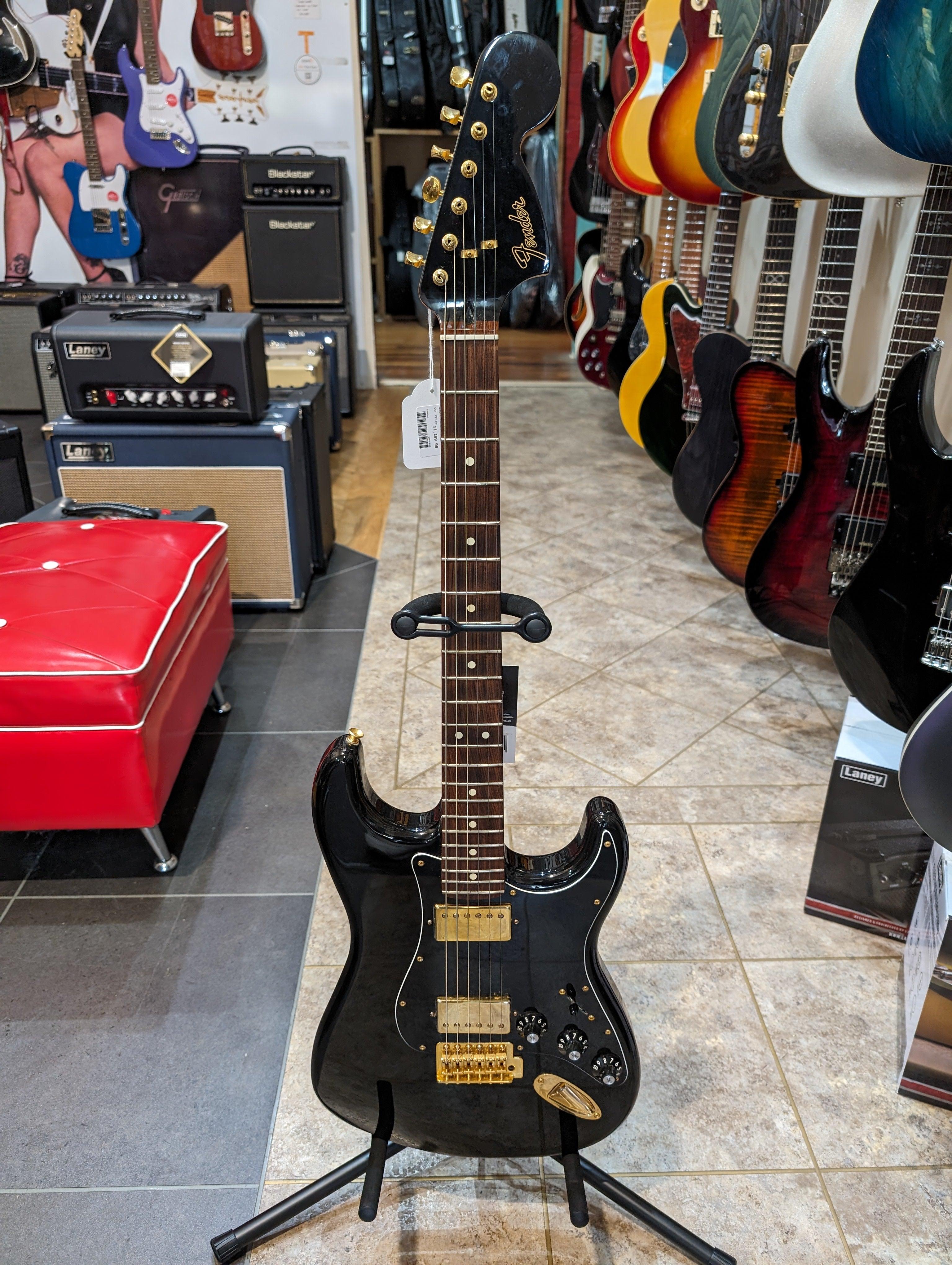 Secondhand Fender FSR Mahogany Blacktop Stratocaster HH - Muso's Stuff