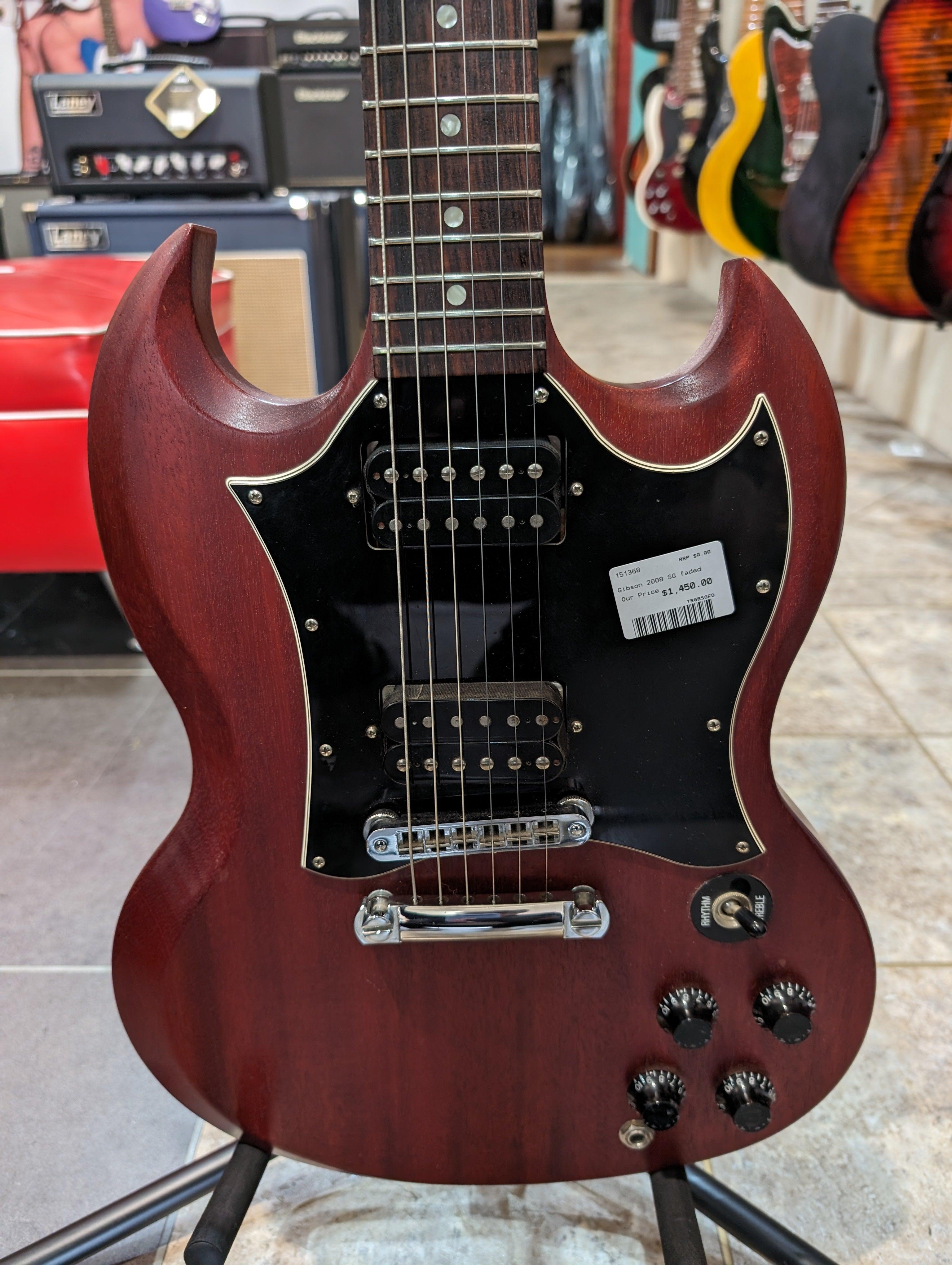 Secondhand Gibson 2008 SG Faded Cherry - Muso's Stuff