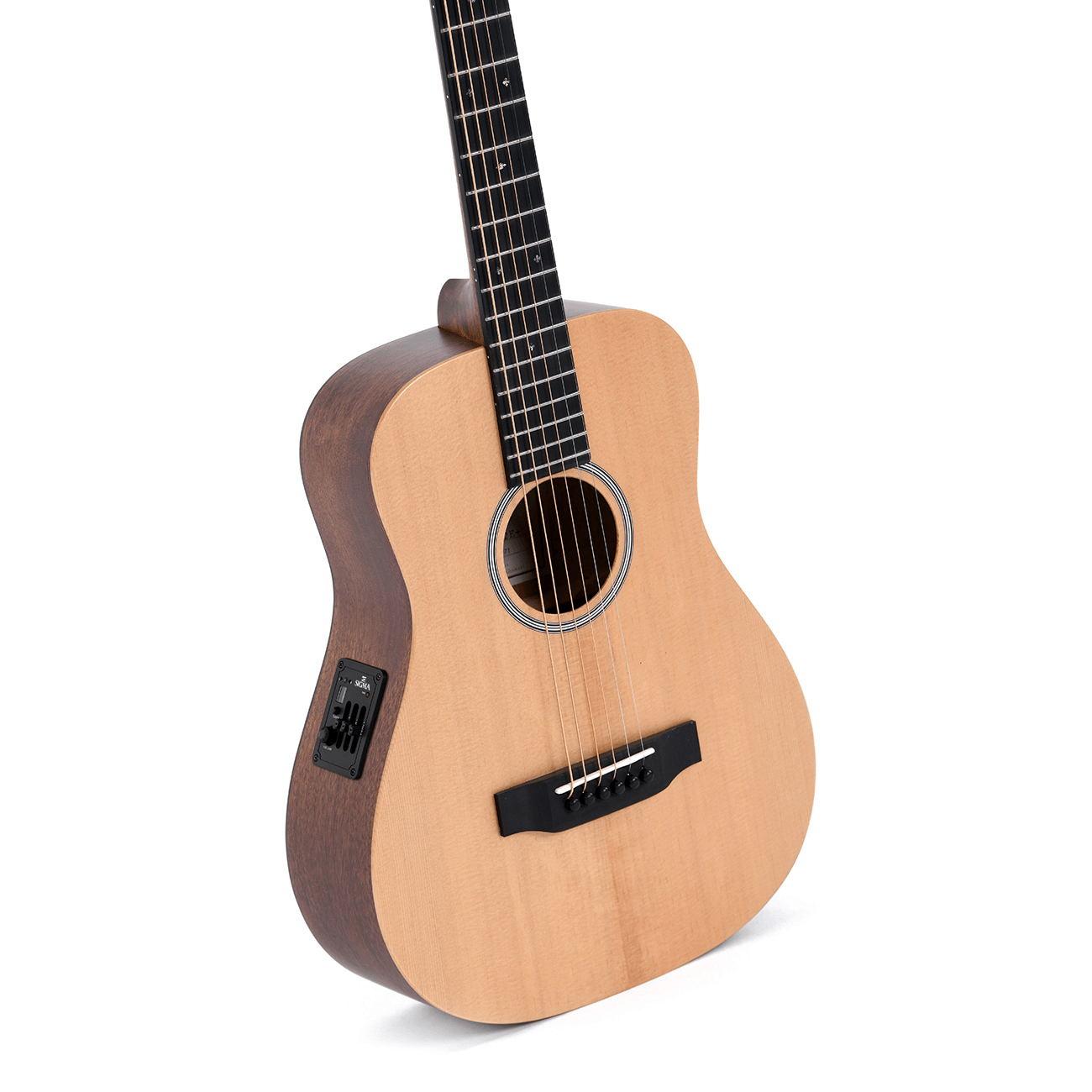 Sigma - TM-12E Travel Series Acoustic Electric Guitar W/Bag - Guitars - Acoustic by Sigma at Muso's Stuff