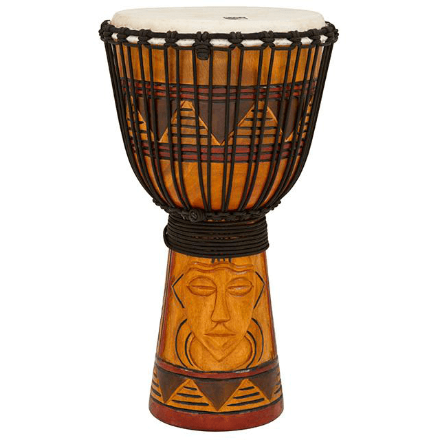 Toca 12 inch Djembe Tribal Mask - Drums & Percussion - Percussion by TOCA Percussion at Muso's Stuff