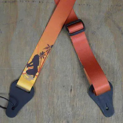 Colonial Leather Hawaii Printed Webbing Ukulele Strap