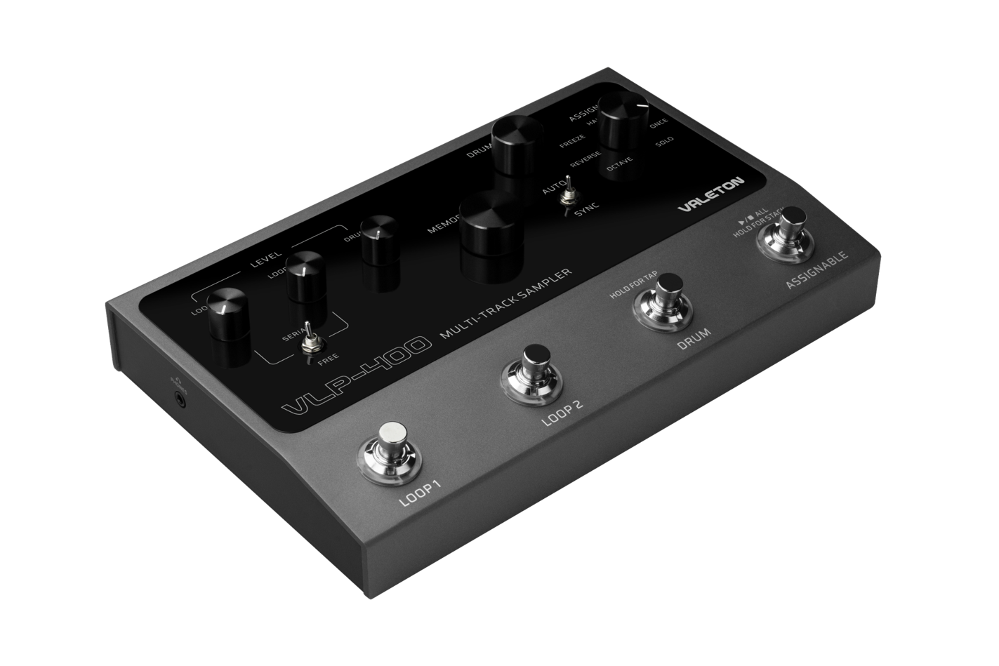 4 track looper pedal Valeton VLP-400 Dual Channel Stereo 4 Button Looper Pedal