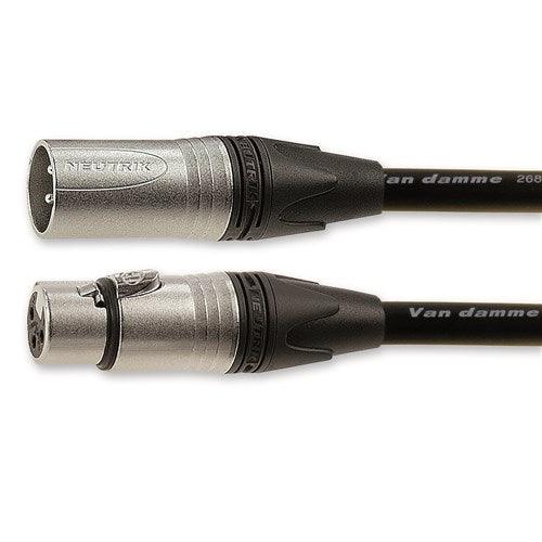 Van Damme XKE Microphone Cable 5 Meters Neutrik Connectors - Muso's Stuff