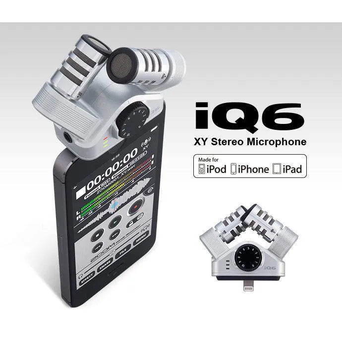 Zoom iQ6 X/Y Stereo Microphone