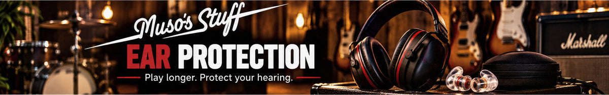 Ear Protection at Muso's Stuff — natural colour collection banner