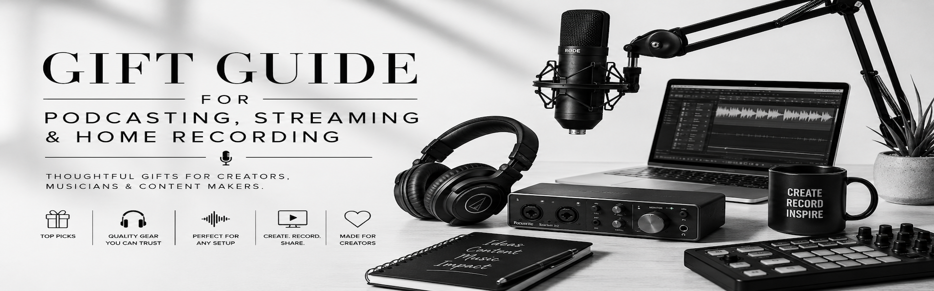 Podcasting and Home Recording for YouTube etc..---Muso's Stuff 