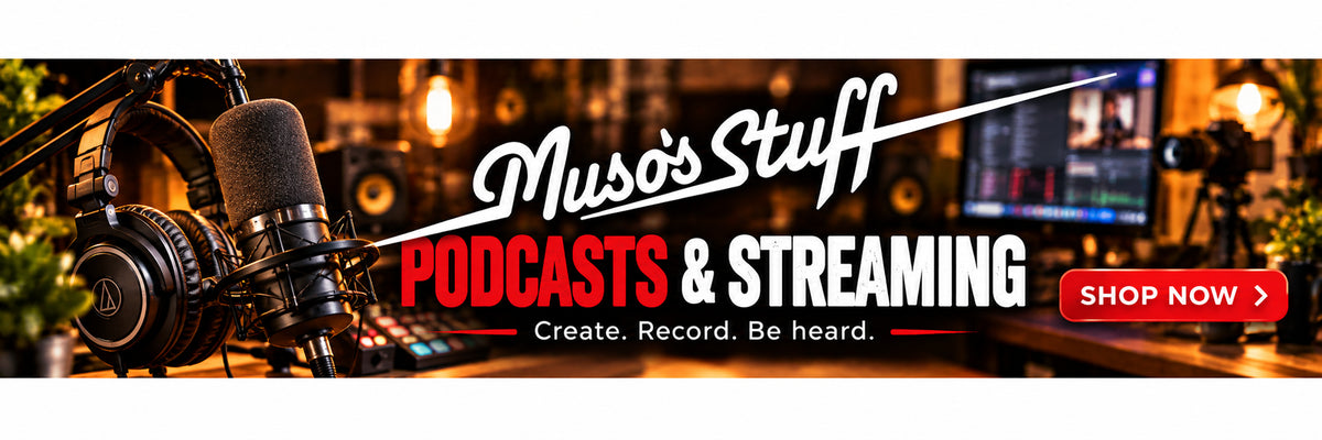 Podcasting and Home Recording for YouTube etc.. - Muso's Stuff