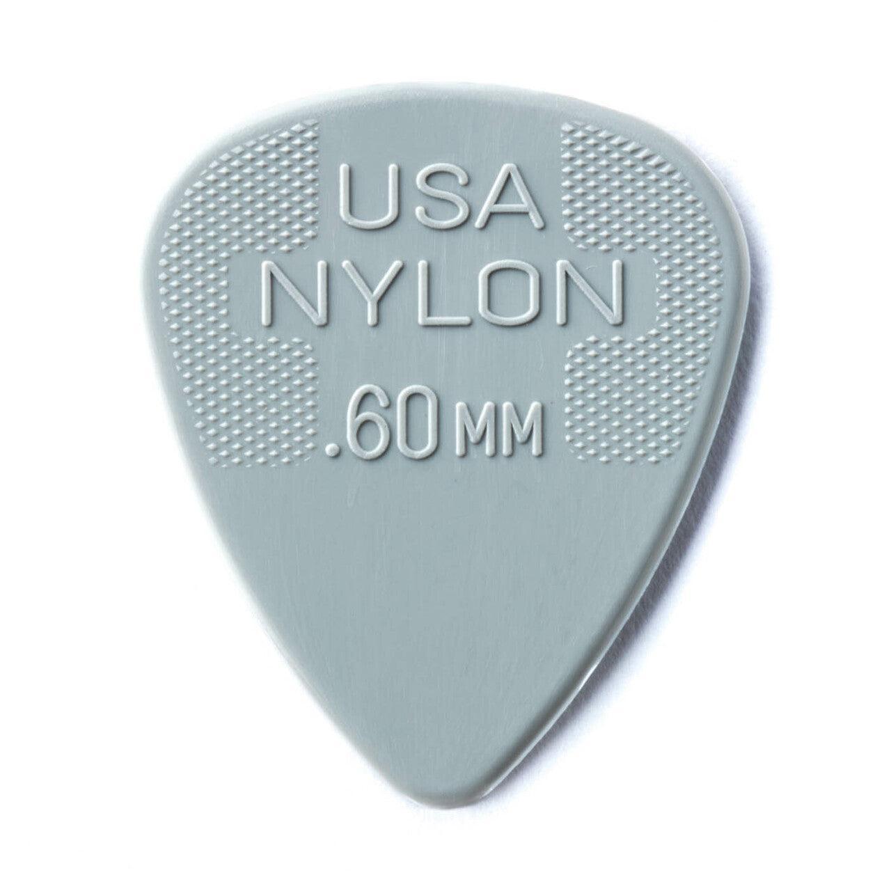 0.60mm Pick Nylon Grey - Guitars - Picks by Jim Dunlop at Muso's Stuff