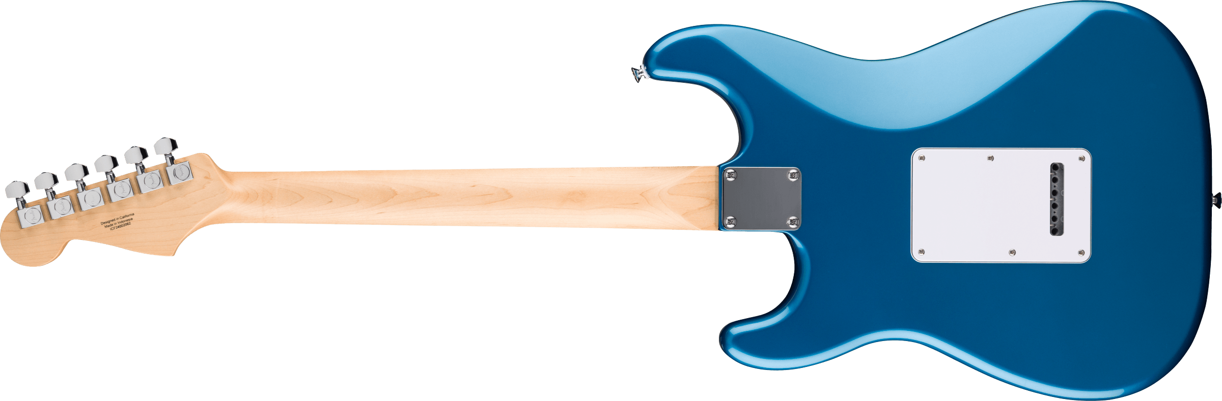Standard Stratocaster HSS Maple Fingerboard White Pickguard Aqua Marine Metallic