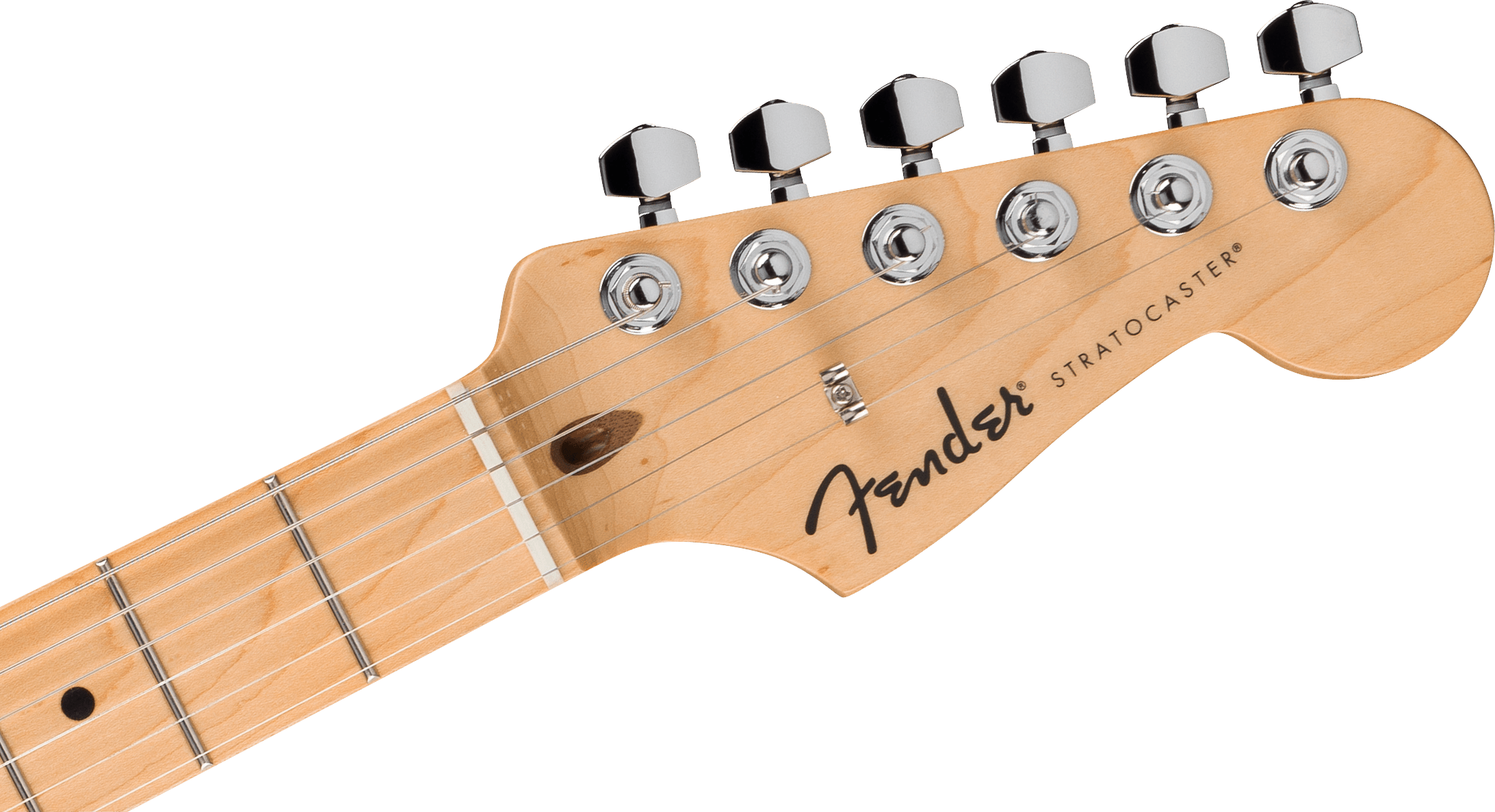 Standard Stratocaster HSS Maple Fingerboard White Pickguard Aqua Marine Metallic