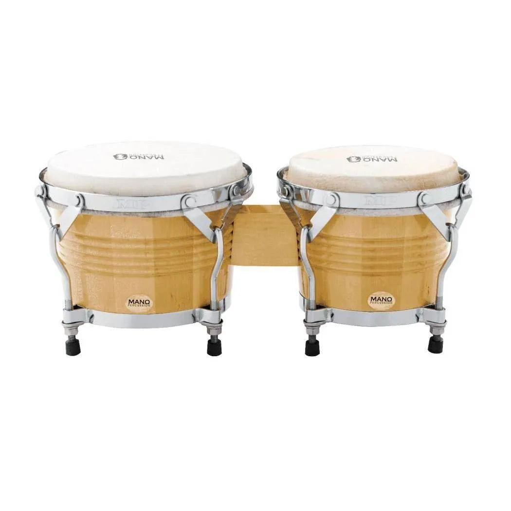 07/08 Inch Bongos Natural Skin Natural-Drums & Percussion - Percussion-Muso's Stuff 