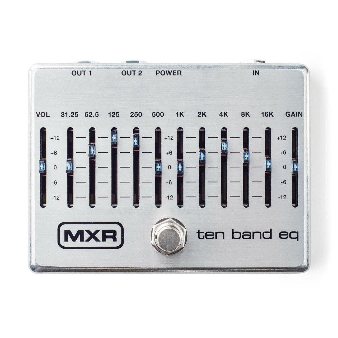 10 Band EQ Effect Pedal - Guitar - Effects Pedals by MXR at Muso's Stuff