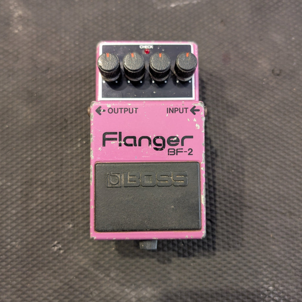 Secondhand 1980s Boss BF-2 Flanger MIJ Black Label