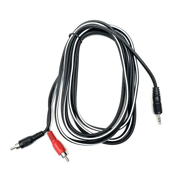10 Ft Cable 3.5mm Jack - 2 X Rca-Accessories - Cables & Adaptors-Muso's Stuff 