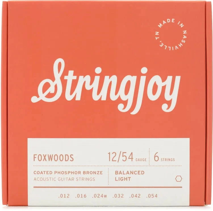 Foxwoods | Light Gauge (12-54) Coated Phosphor Bronze Acoustic Guitar Strings